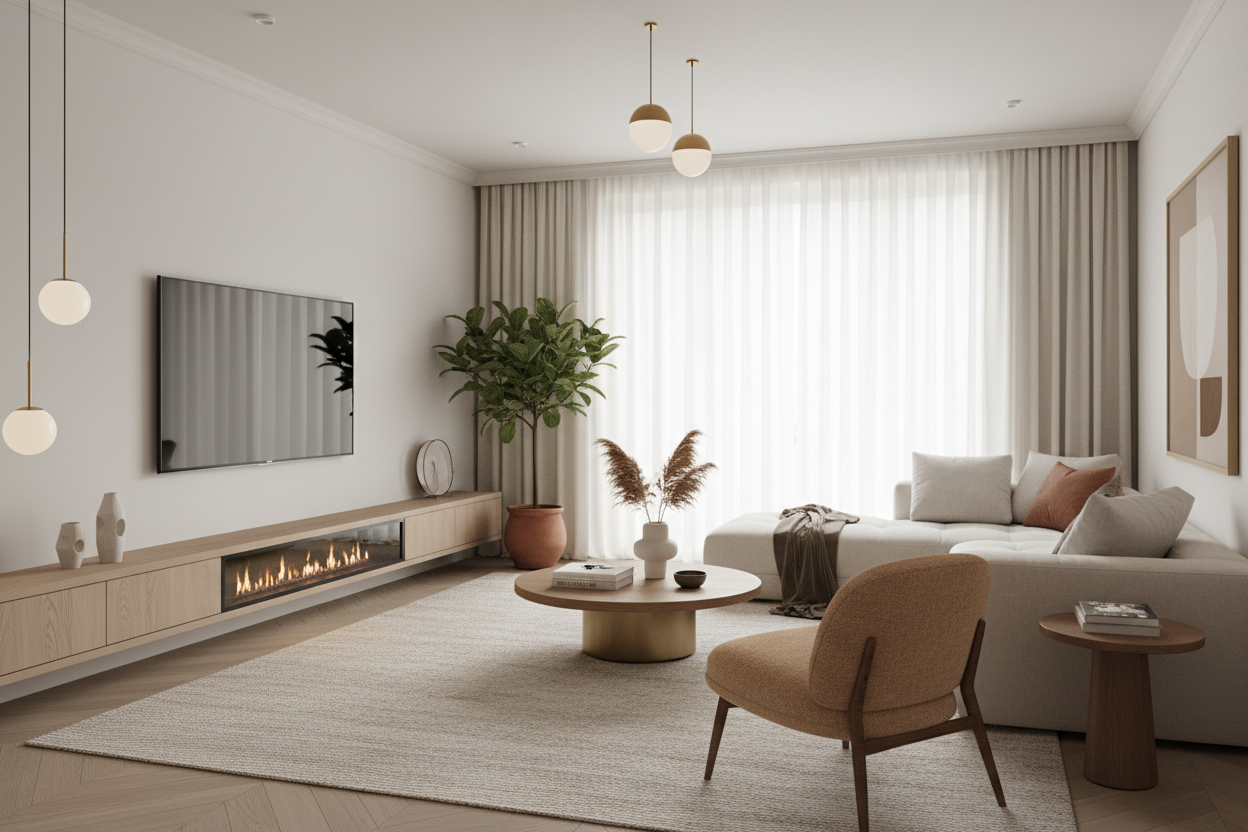 Modern European Living Room